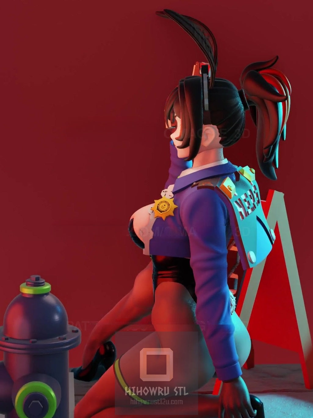 4371 Zhu Yuan NSFW - Zenless Zone Zero - STL 3D Print Files