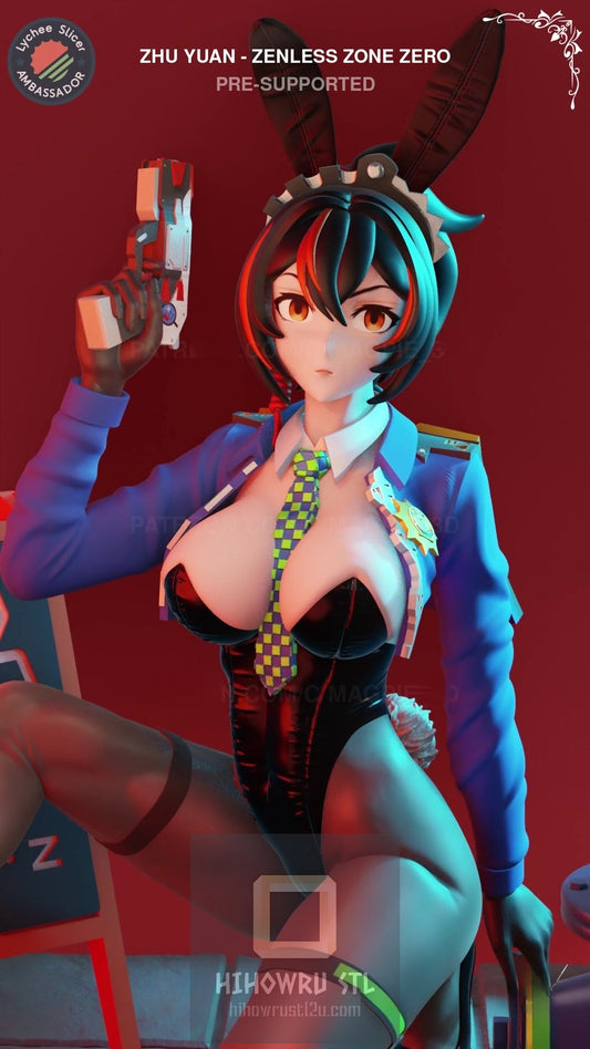 4371 Zhu Yuan NSFW - Zenless Zone Zero - STL 3D Print Files