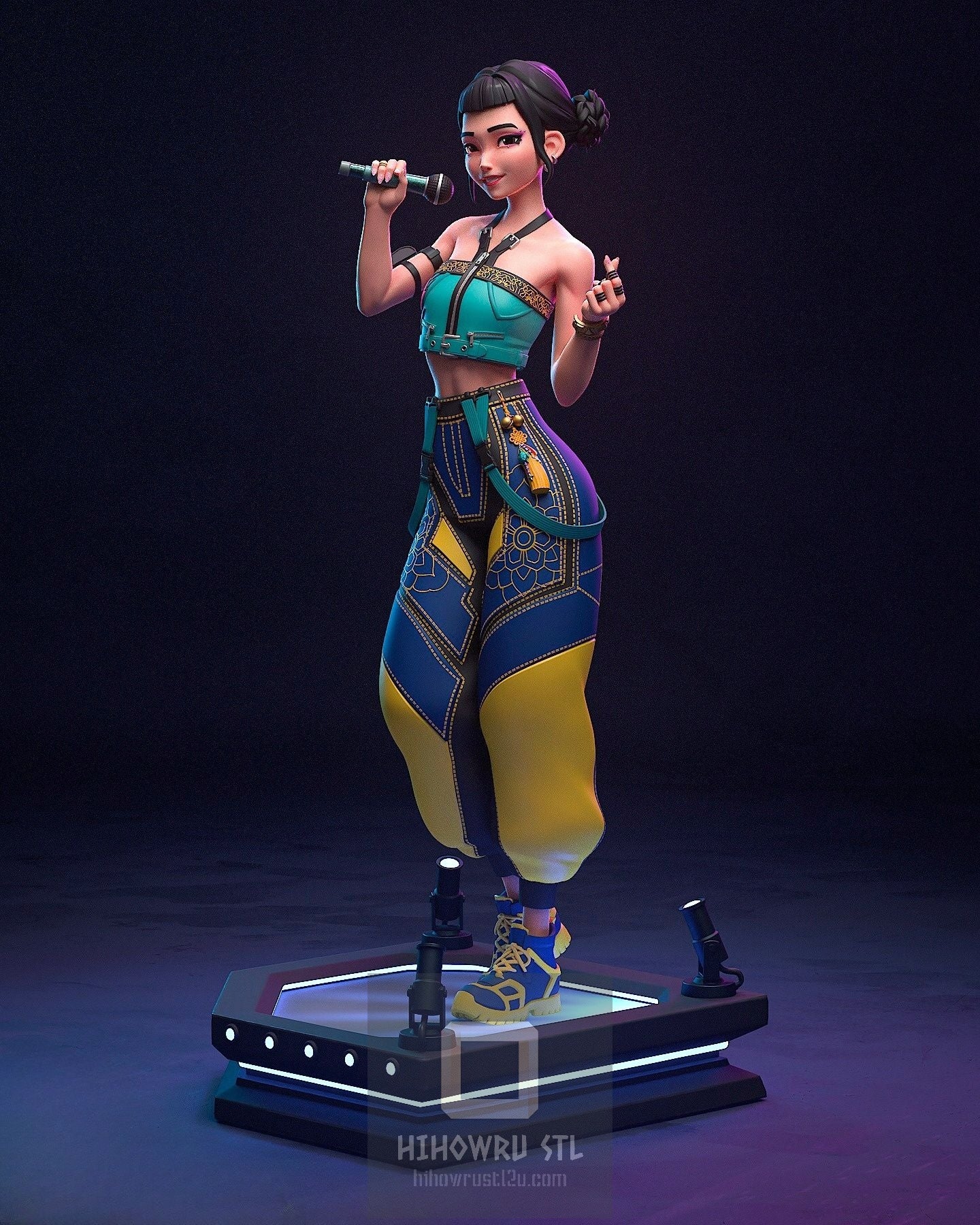 4390 Zoey - KPop Demon Hunters - STL 3D Print Files