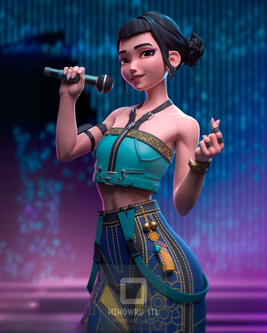 4390 Zoey - KPop Demon Hunters - STL 3D Print Files