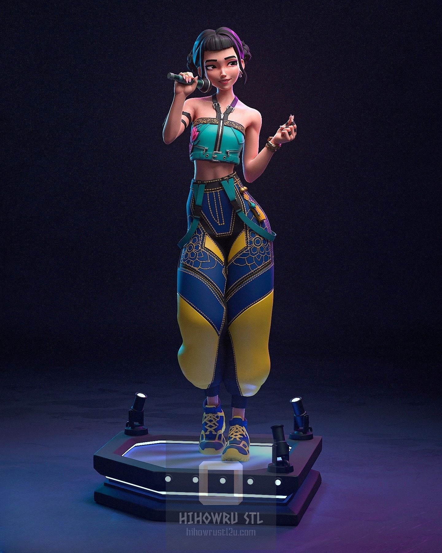 4390 Zoey - KPop Demon Hunters - STL 3D Print Files