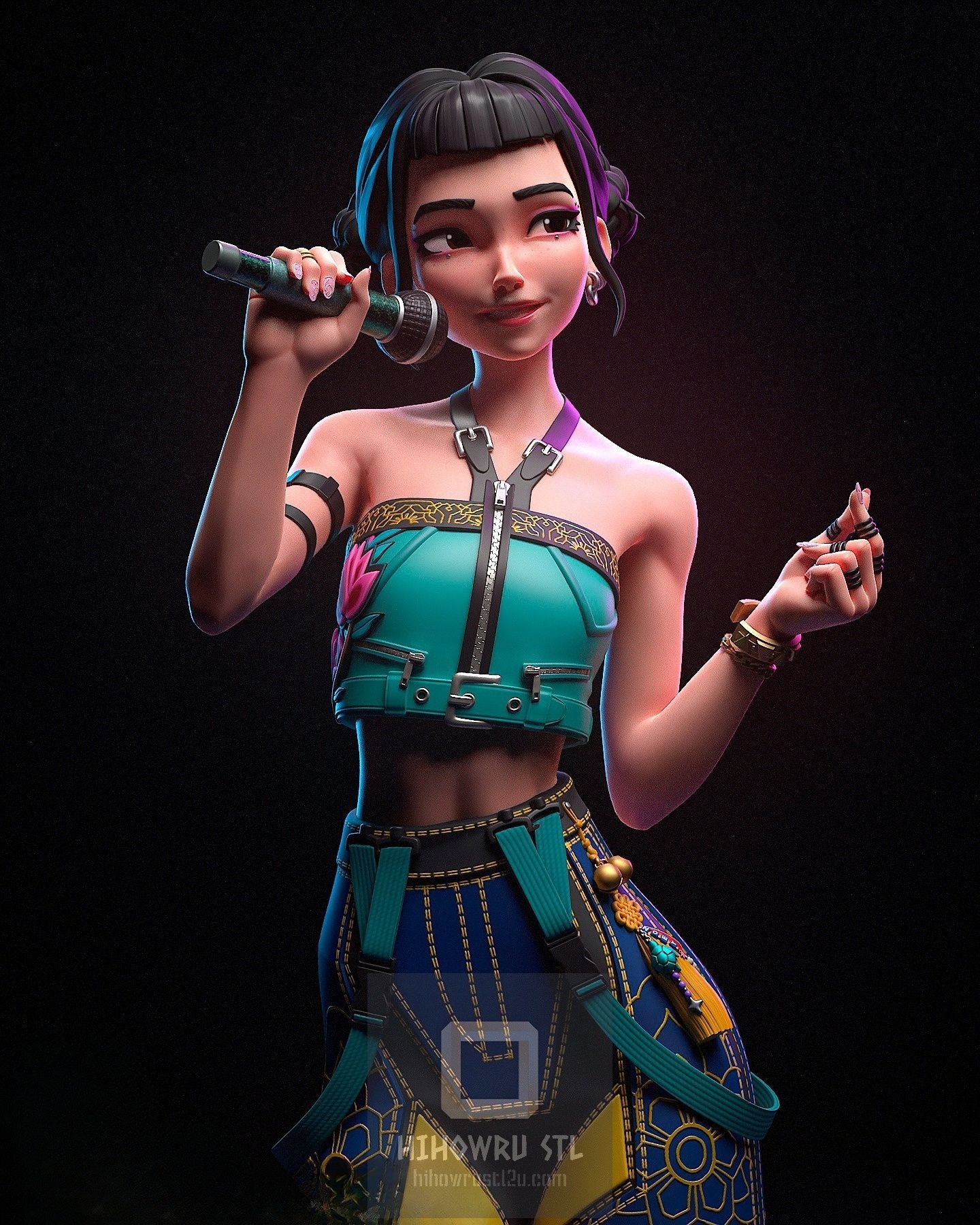 4390 Zoey - KPop Demon Hunters - STL 3D Print Files