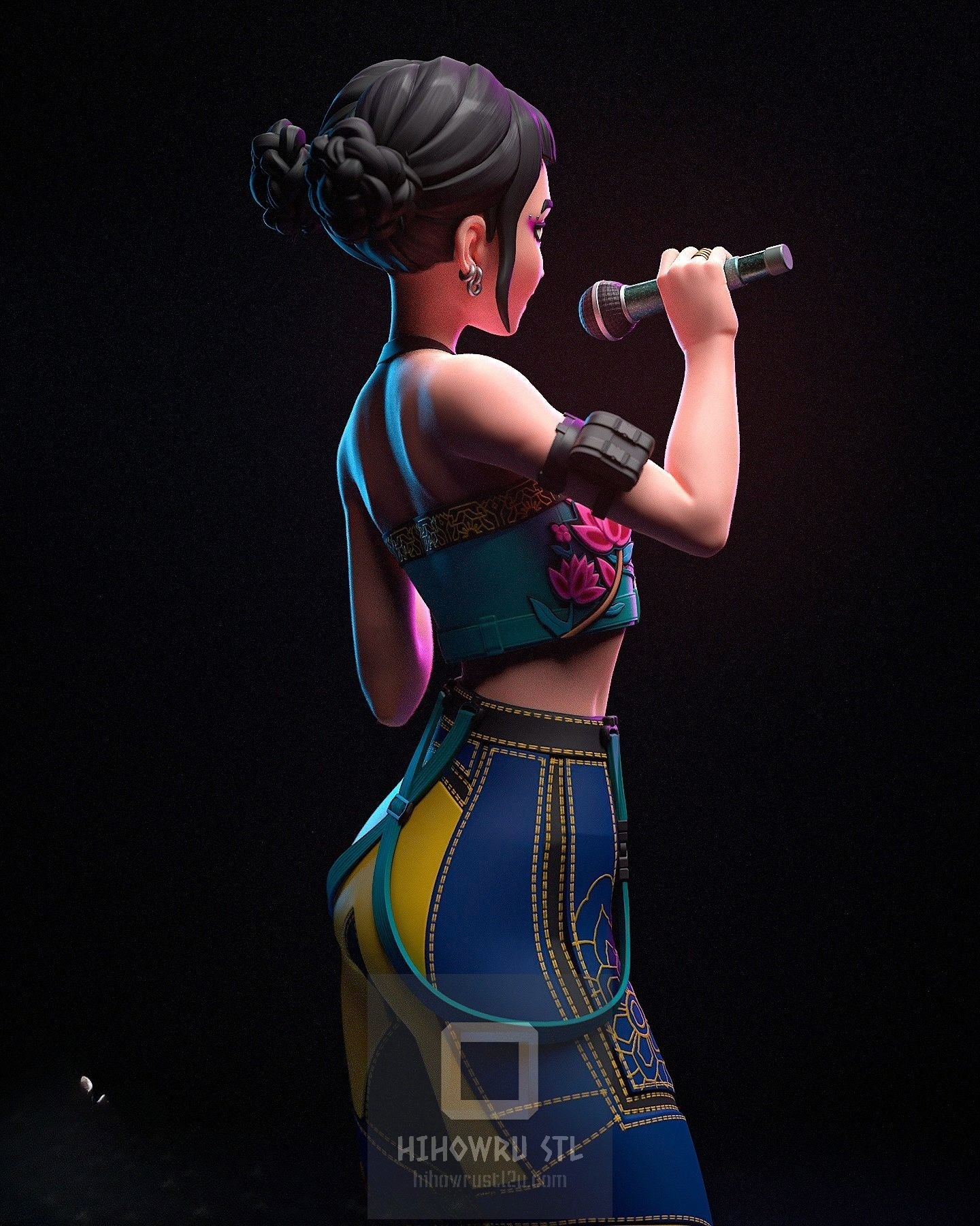 4390 Zoey - KPop Demon Hunters - STL 3D Print Files