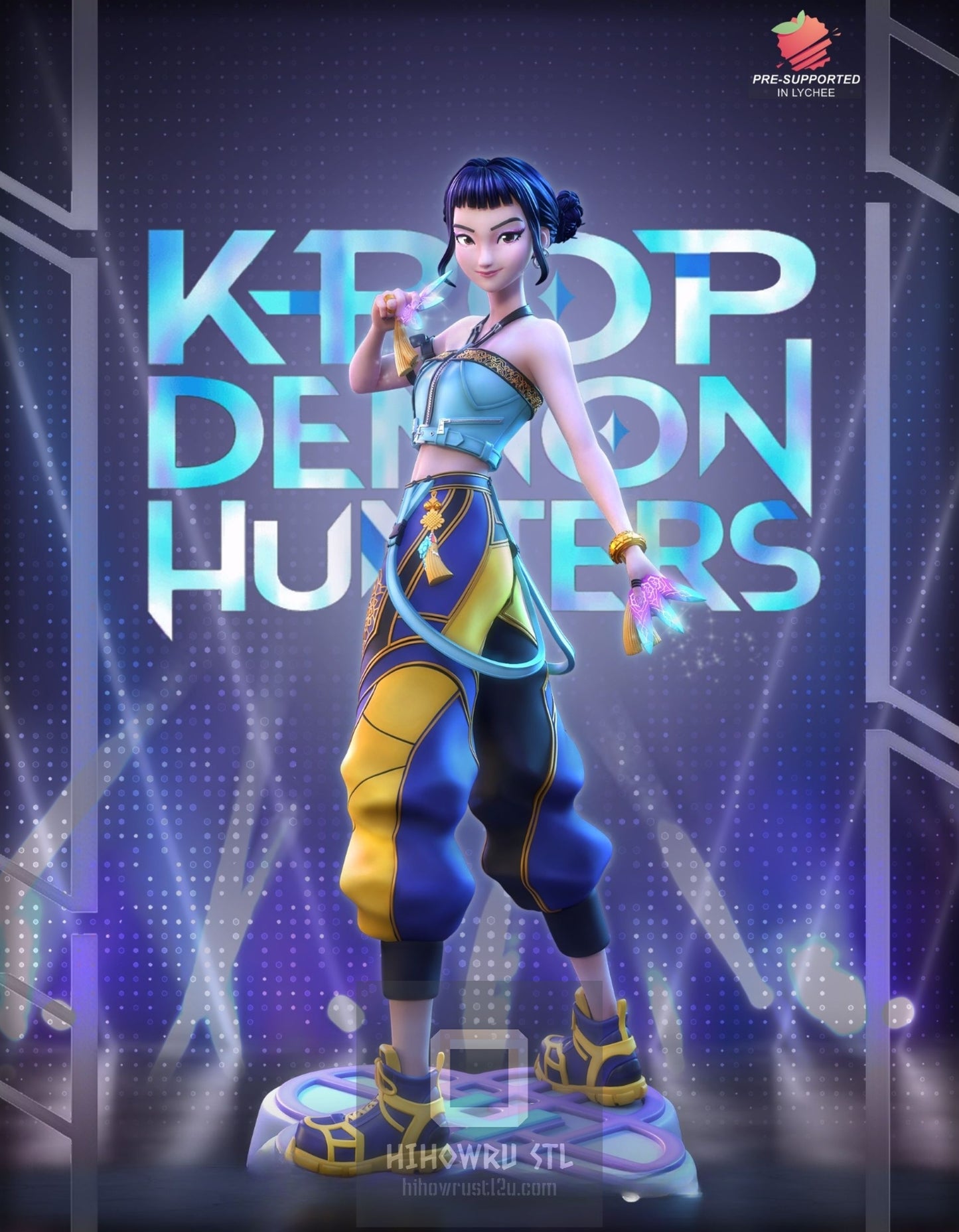 4367 Zoey - KPop Demon Hunters - STL 3D Print Files