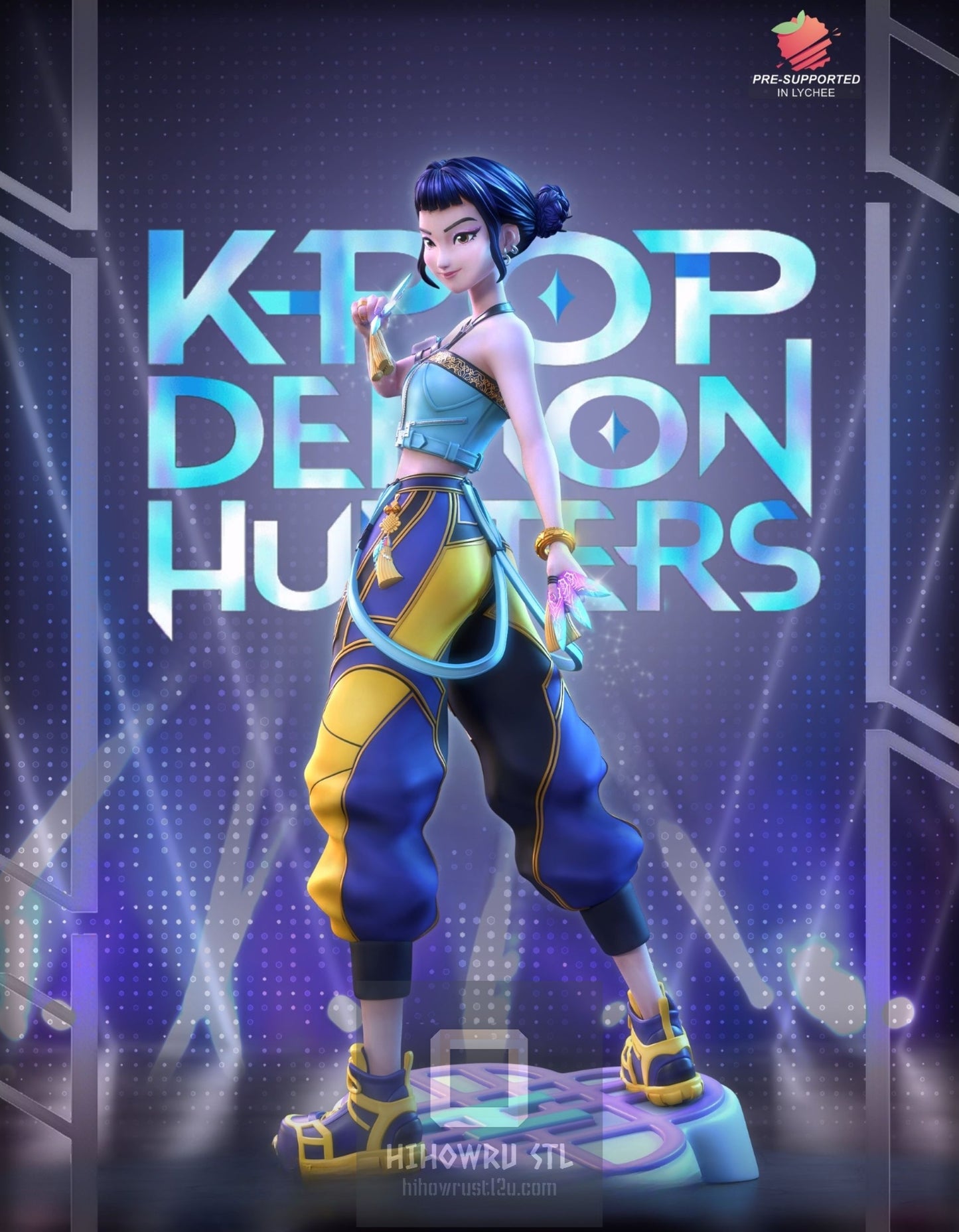 4367 Zoey - KPop Demon Hunters - STL 3D Print Files