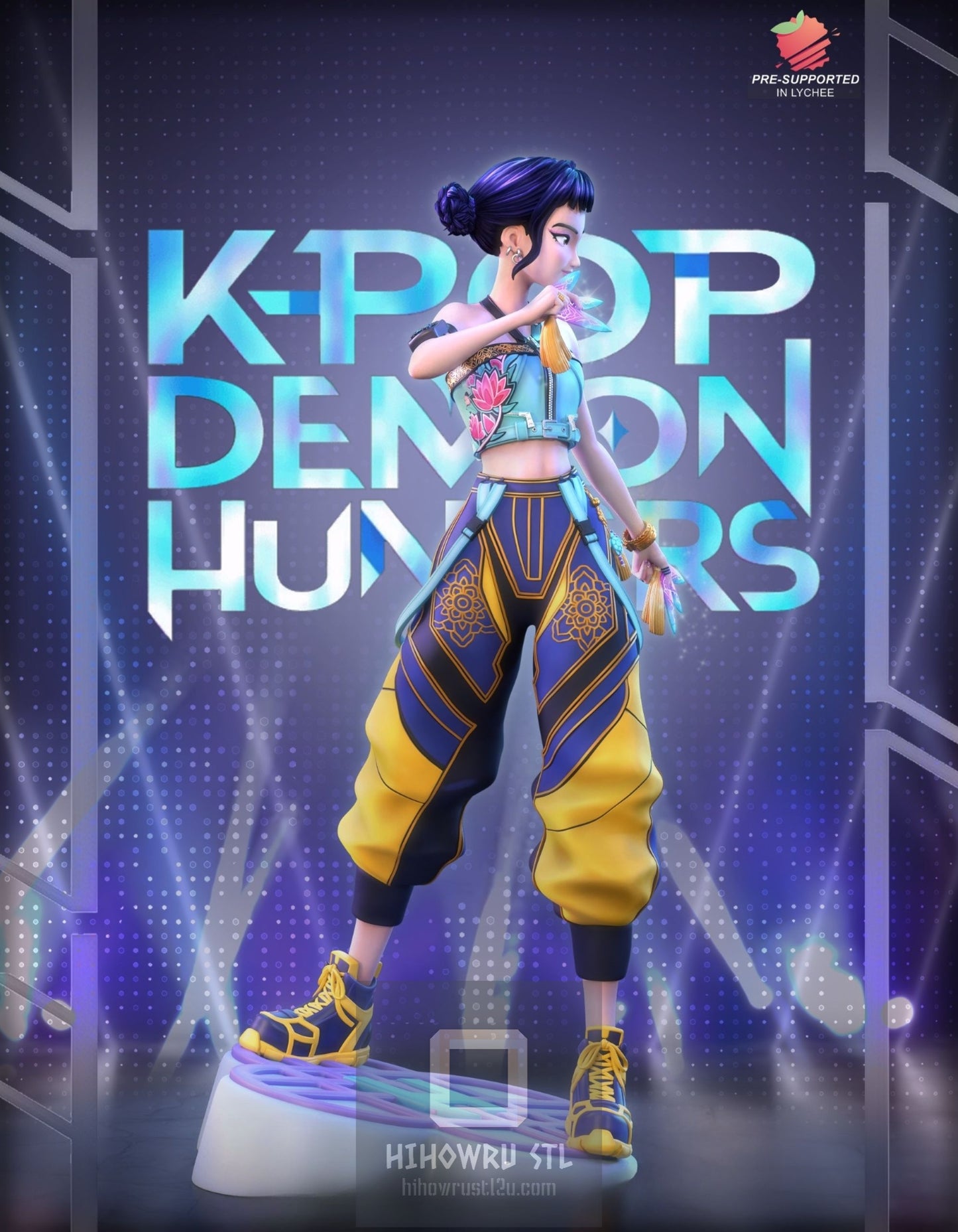 4367 Zoey - KPop Demon Hunters - STL 3D Print Files