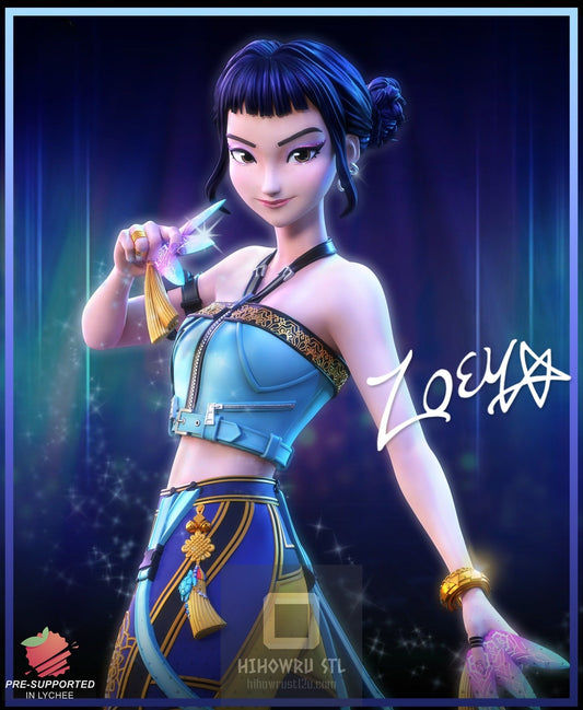 4367 Zoey - KPop Demon Hunters - STL 3D Print Files