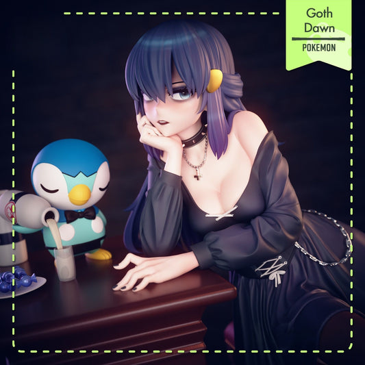 4077 Dawn - Pokemon - STL - 3d Print Files