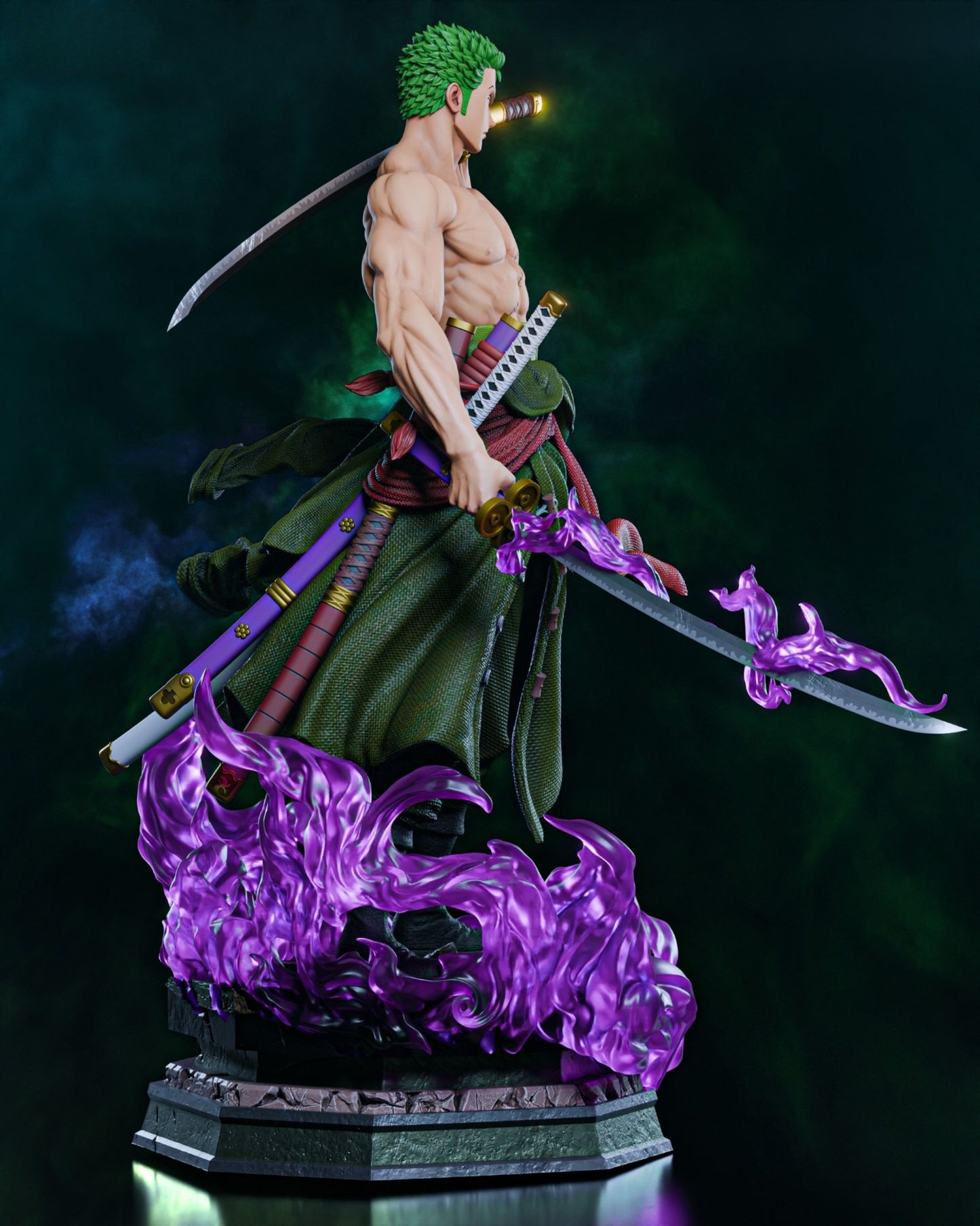 4202 Roronoa Zoro - One Piece - STL 3D Print Files