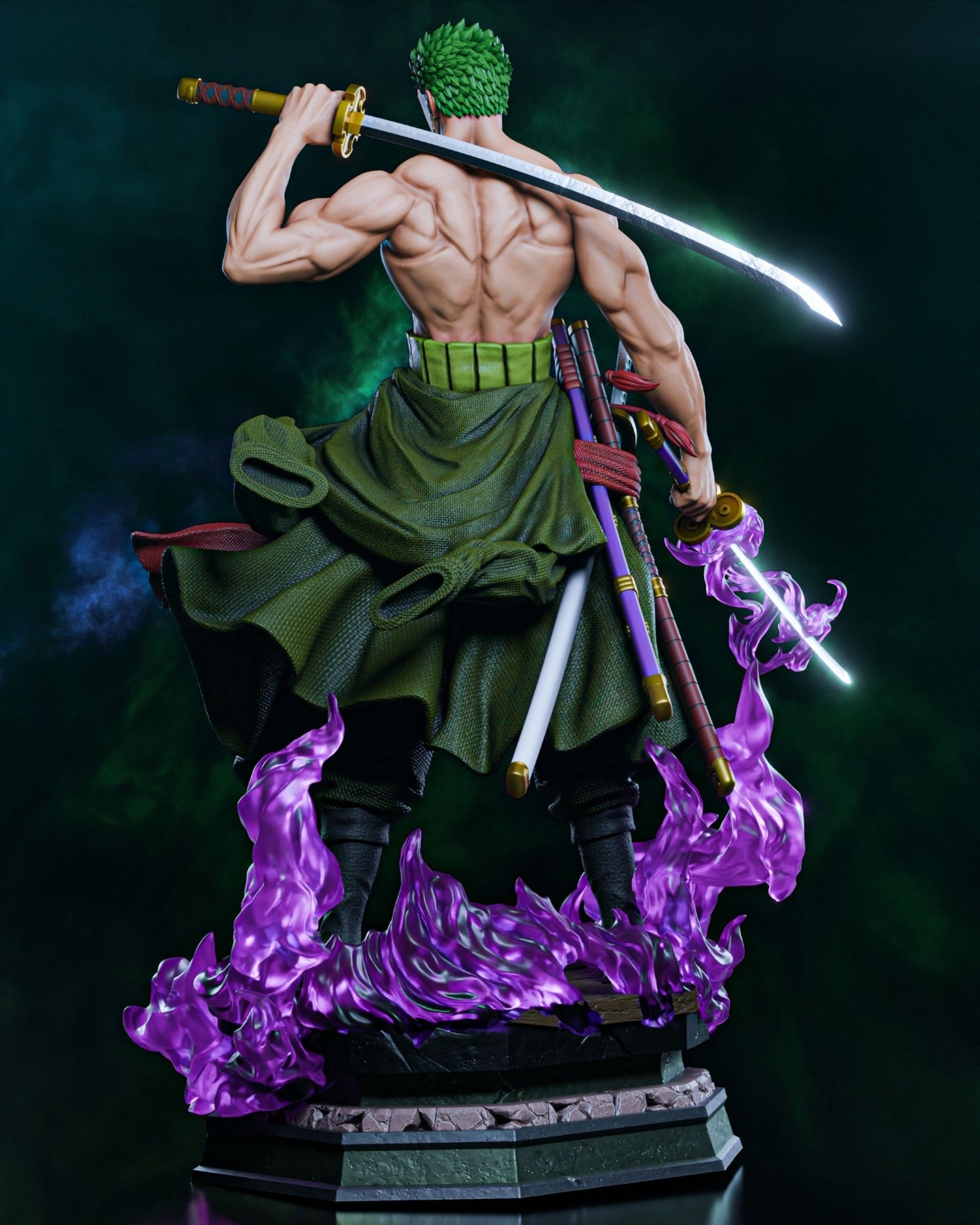 4202 Roronoa Zoro - One Piece - STL 3D Print Files