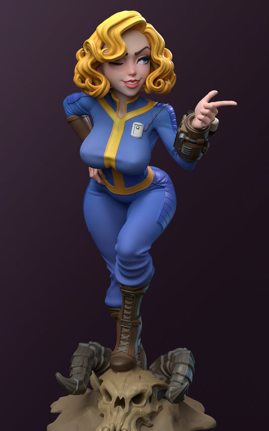 Vault Girl NSFW - Fallout  - STL 3D Print Files