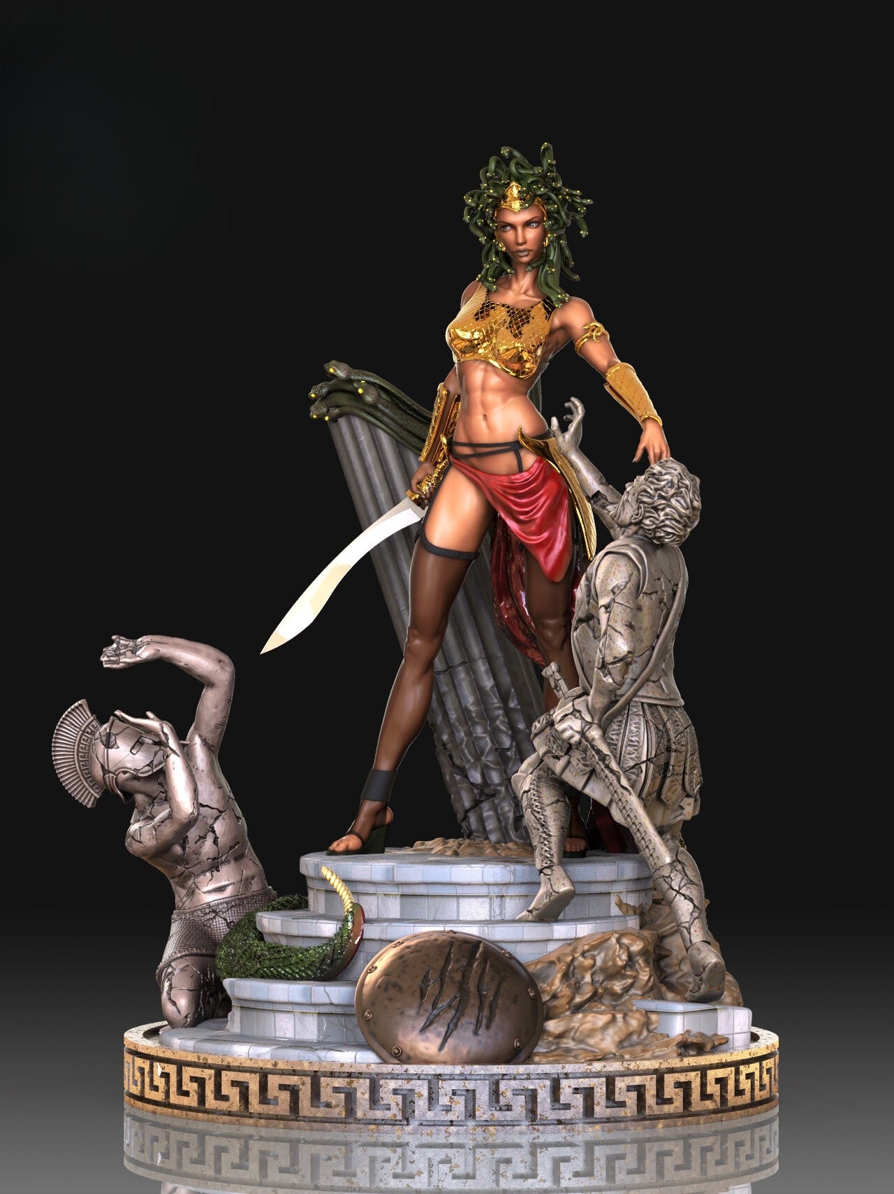 4011 Medusa - STL 3D Print Files