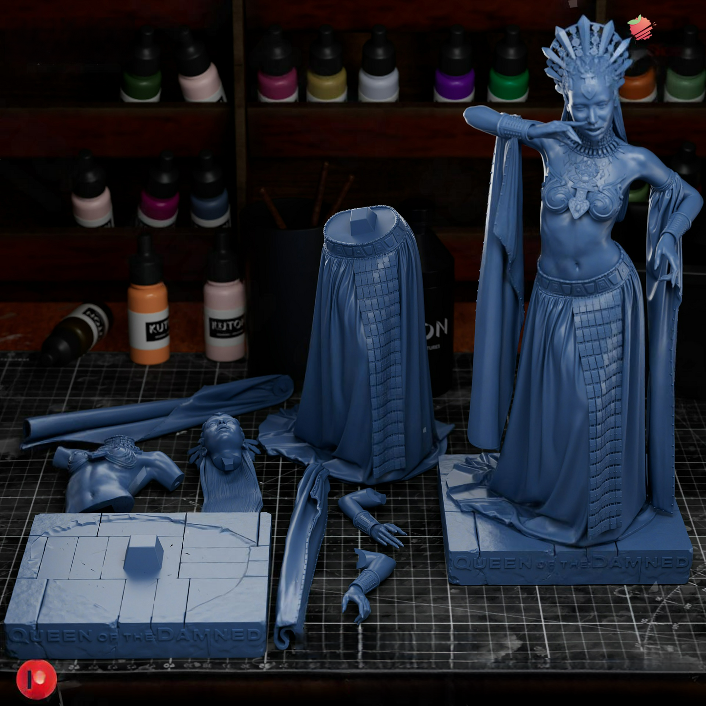 1945 Queen Akasha - STL 3D Print Files