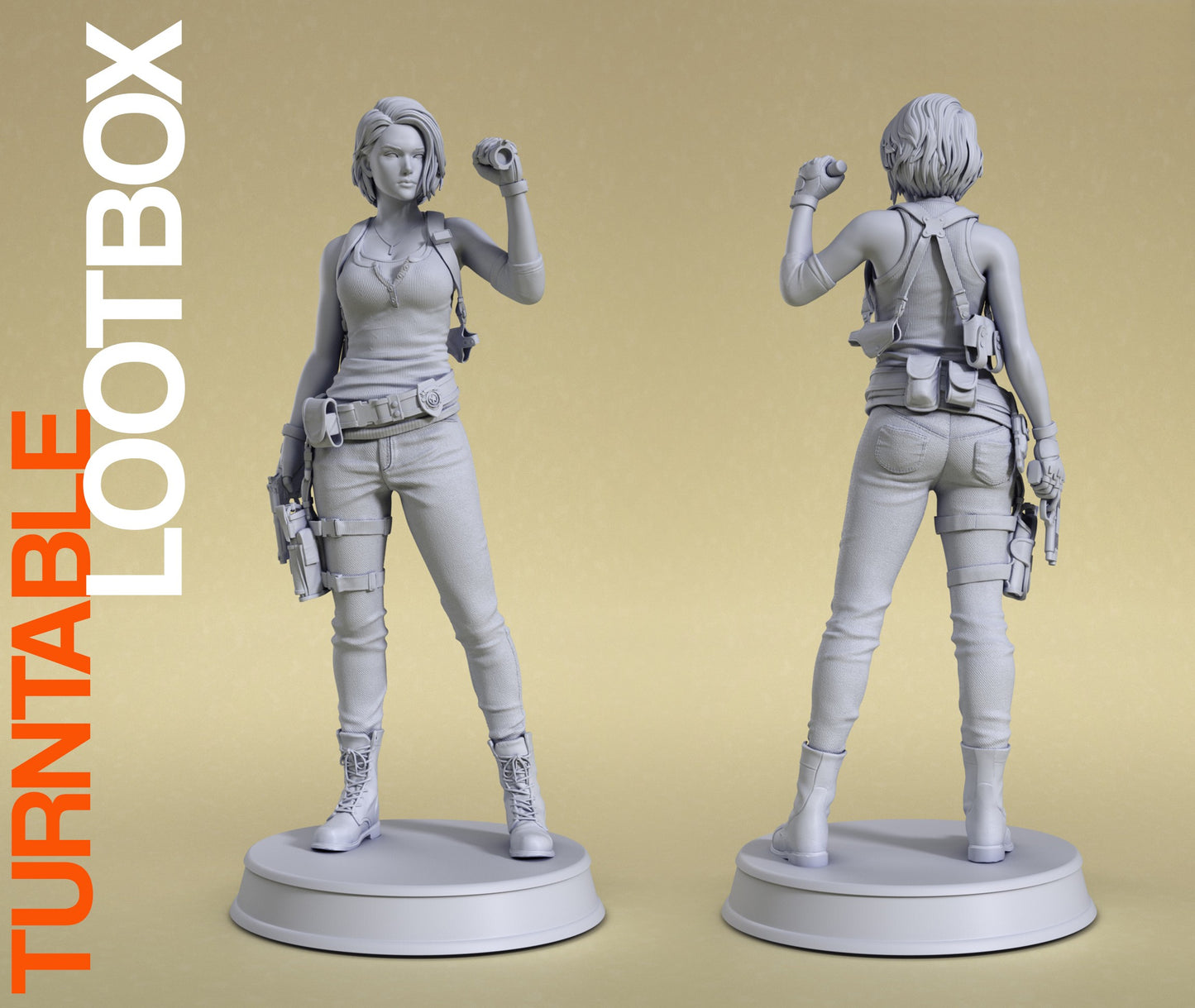 1713 Jill Valentine - Resident Evil - STL 3D Print Files