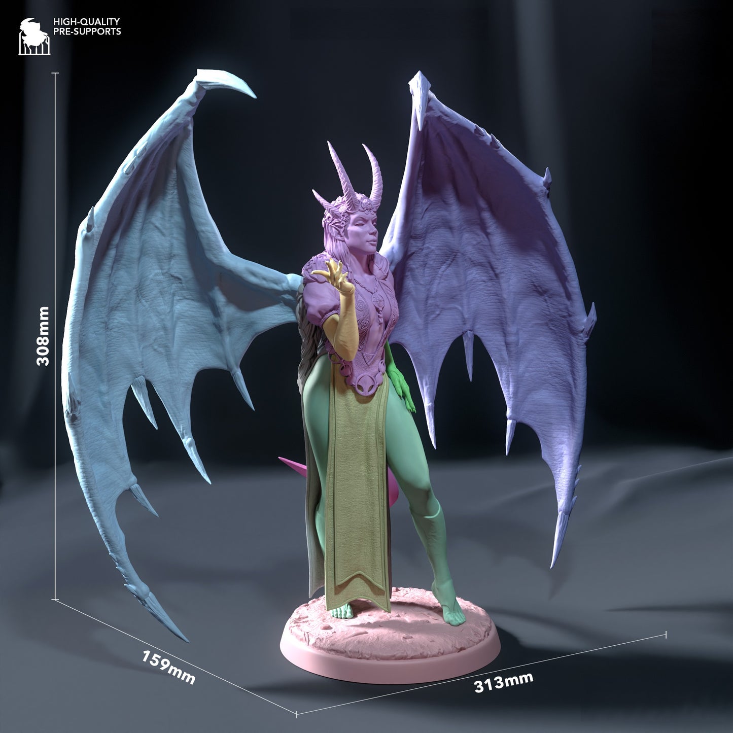 2013 Mizora - Baldurs Gate 3 - STL 3D Print Files