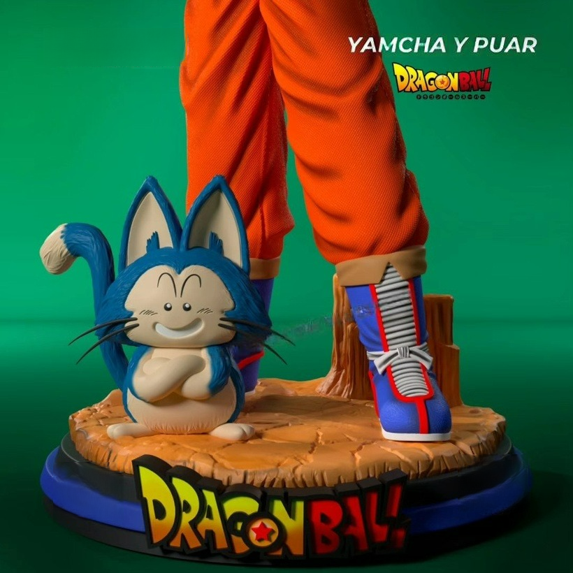 1977 Yamcha and Puar - Dragon Ball - STL 3D Print Files