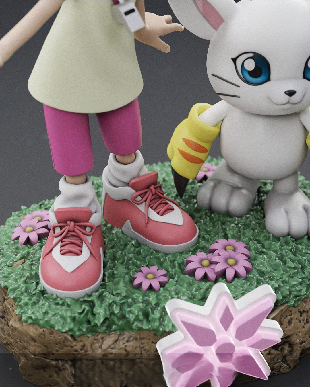 Kari and Tailmon - Digimon - STL 3D Print Files