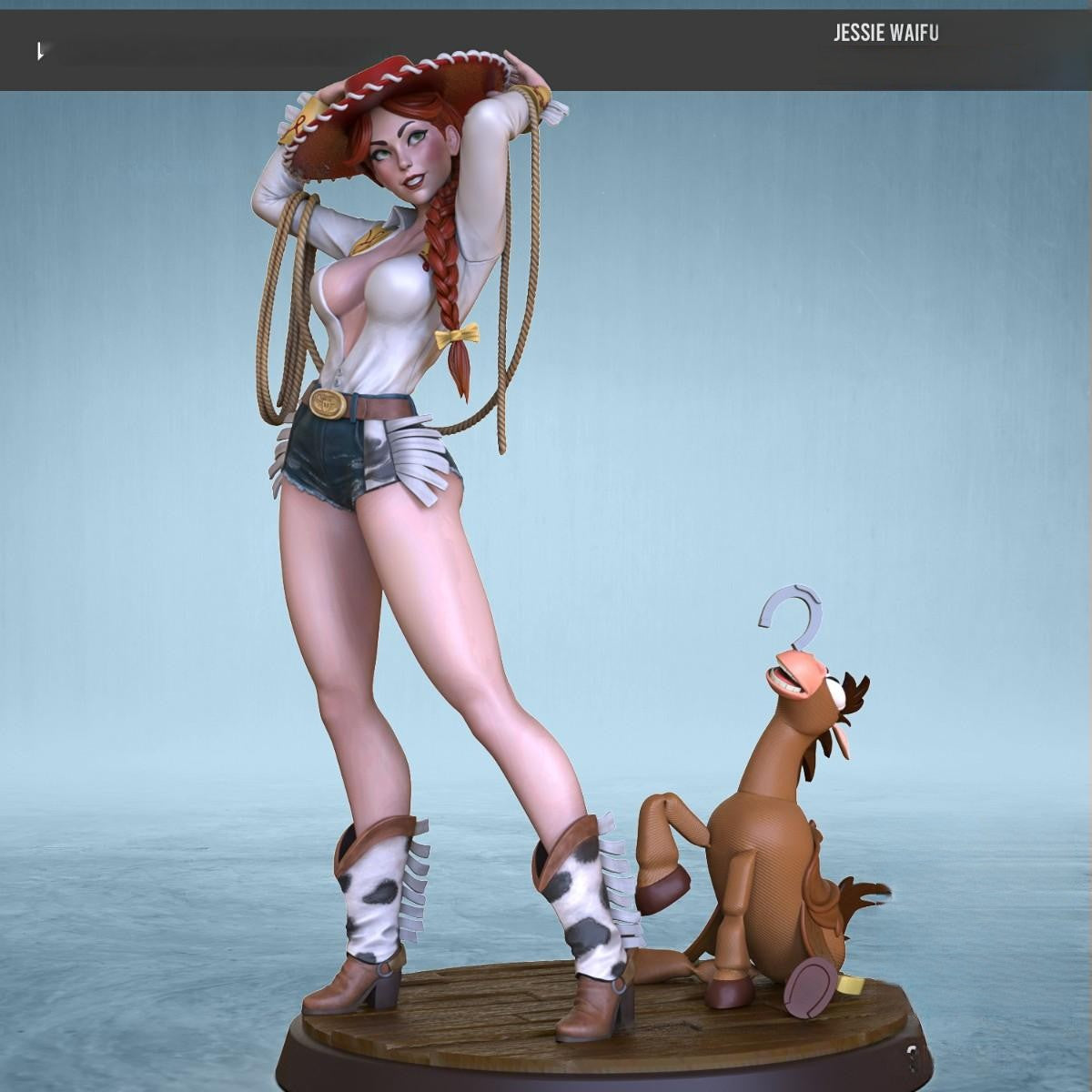 Jessie Waifu NSFW - Toy Story - STL 3D Print Files