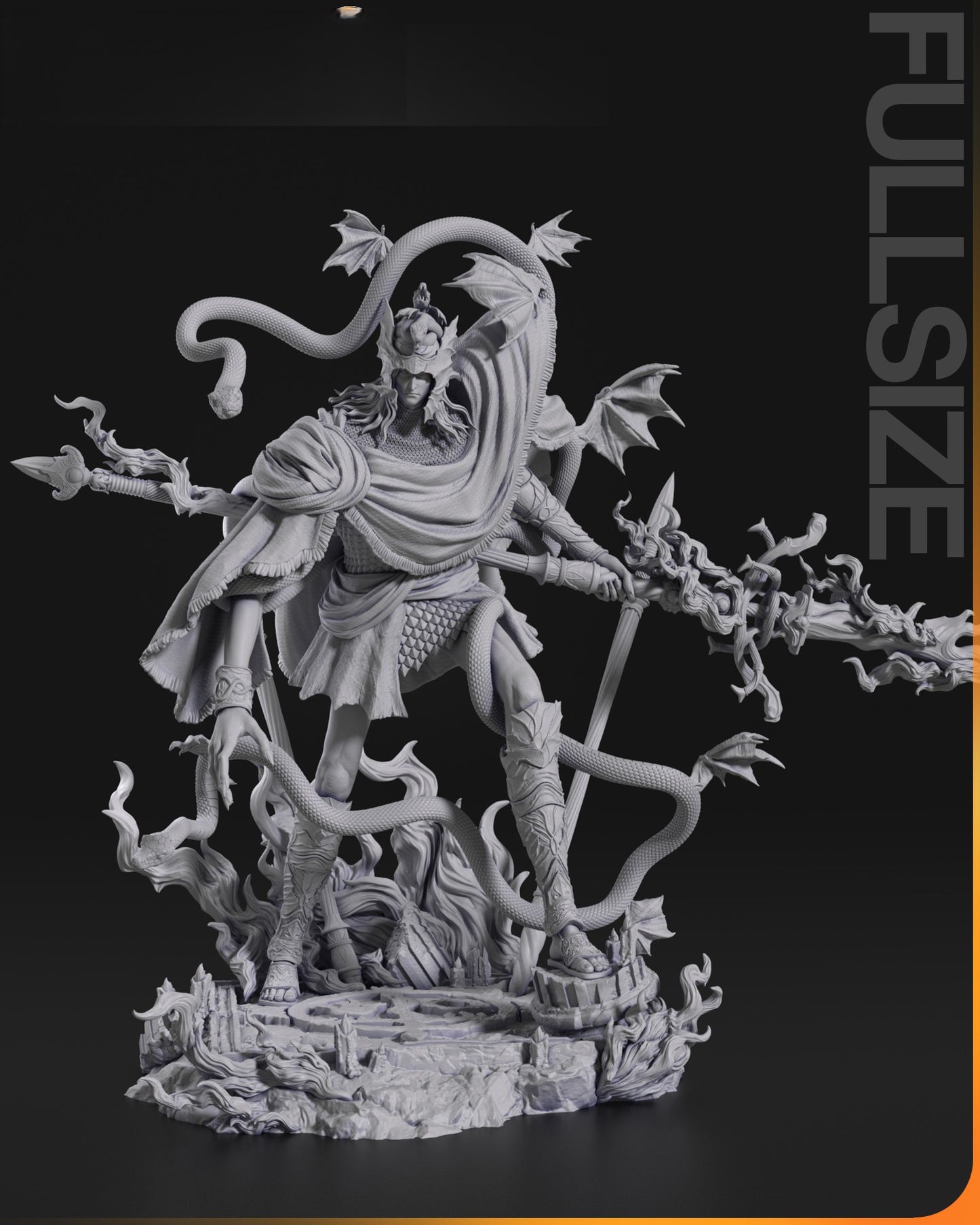 2576 Messmer the Impaler - Elden Ring - STL 3D Print Files