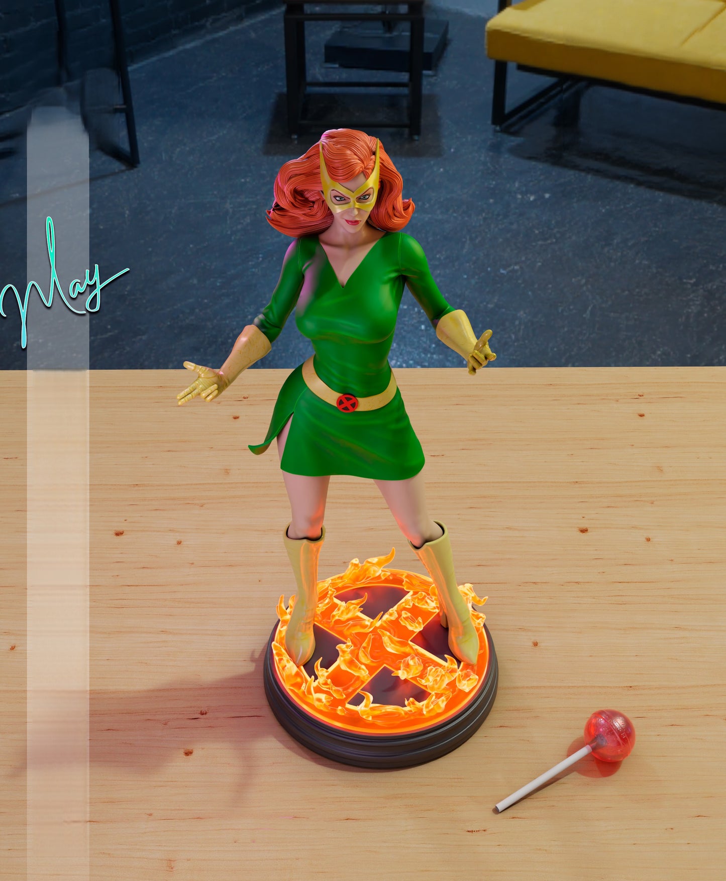 2405 Jean Grey NSFW - X-men - STL 3D Print Files