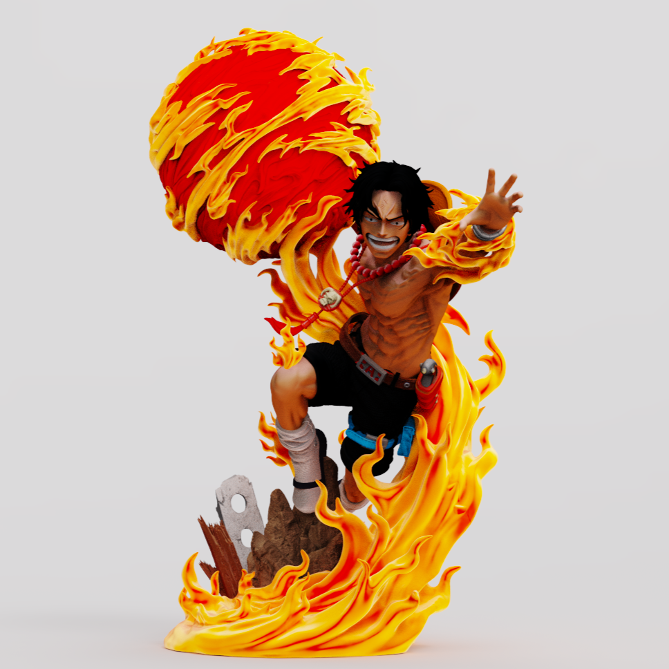 2138 Portgas D. Ace - One Piece - STL 3D Print Files