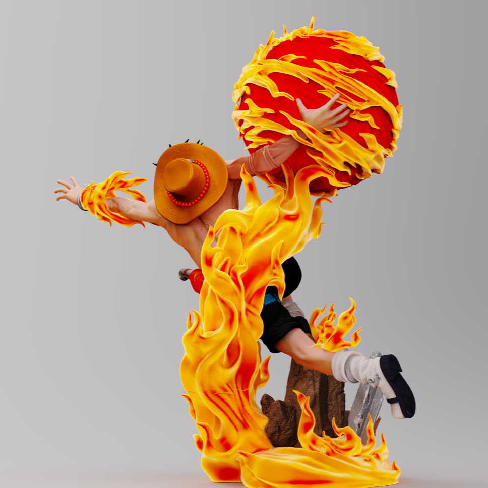 2138 Portgas D. Ace - One Piece - STL 3D Print Files