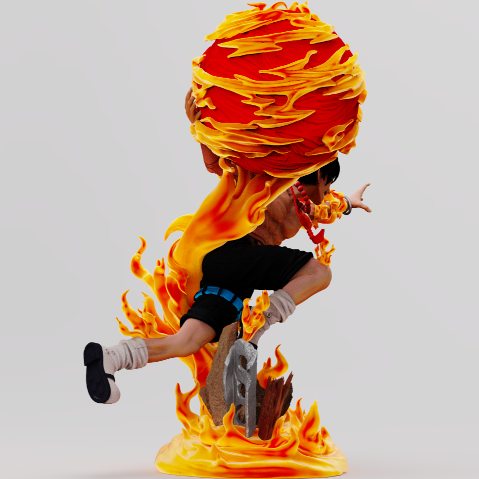 2138 Portgas D. Ace - One Piece - STL 3D Print Files