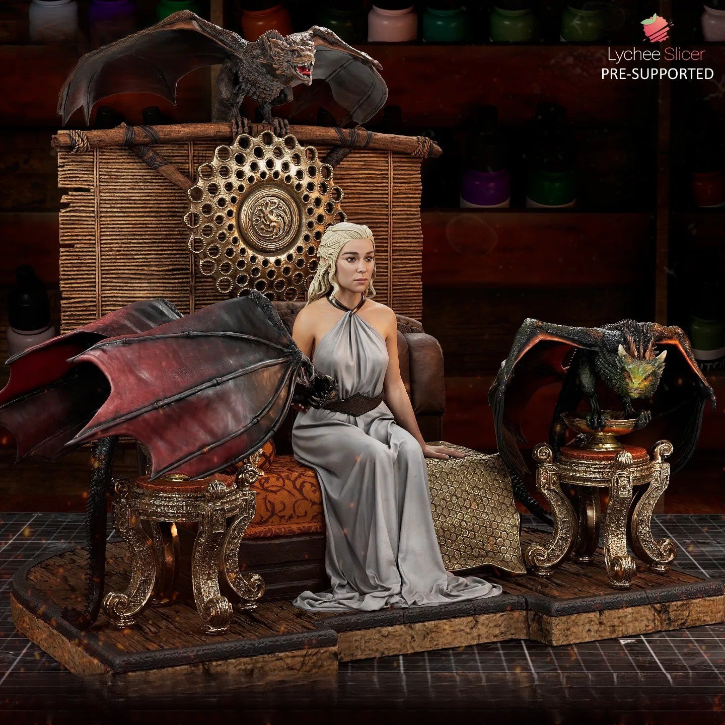 2238 Daenerys Targaryen - Game of Thrones - STL 3D Print Files