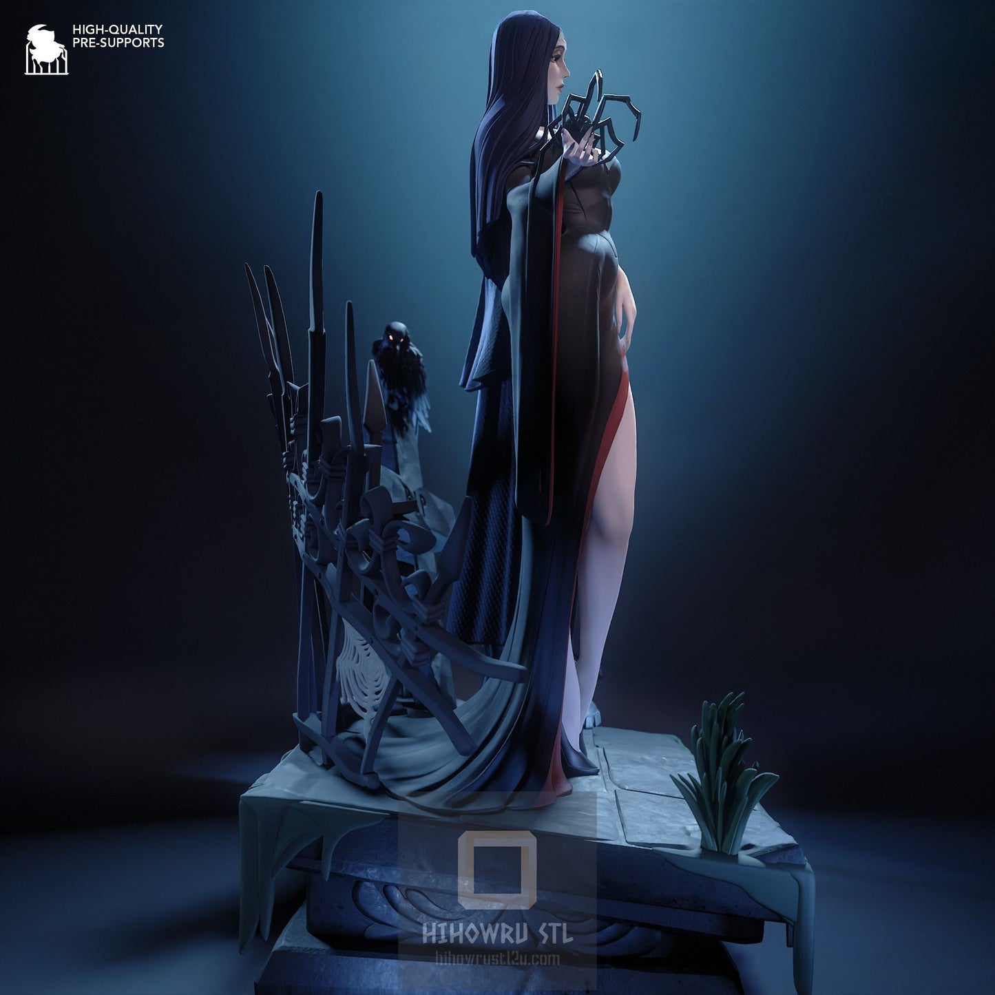 4570 Wednesday AND Morticia Addams - Addams Family - STL 3D Print Files