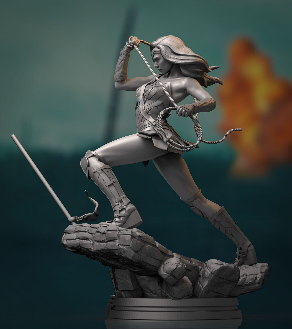 1795 Wonder Woman - DC Comics - STL 3D Print Files