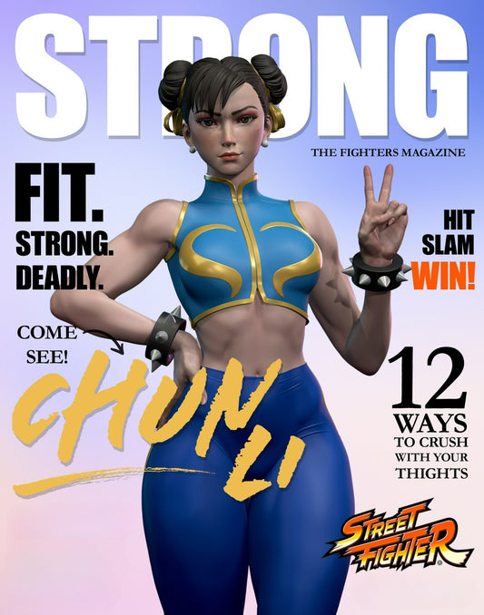 3173 Chun-Li - Street Fighter - STL 3D Print Files