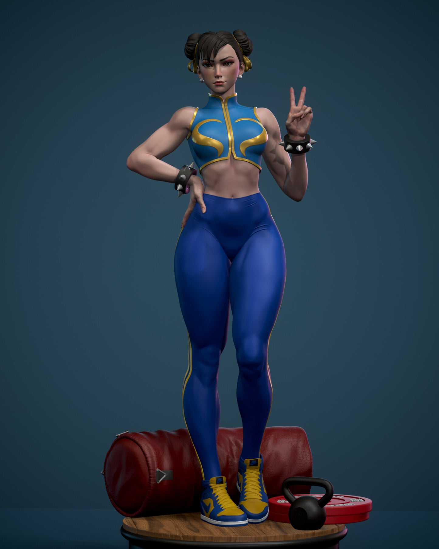 3173 Chun-Li - Street Fighter - STL 3D Print Files