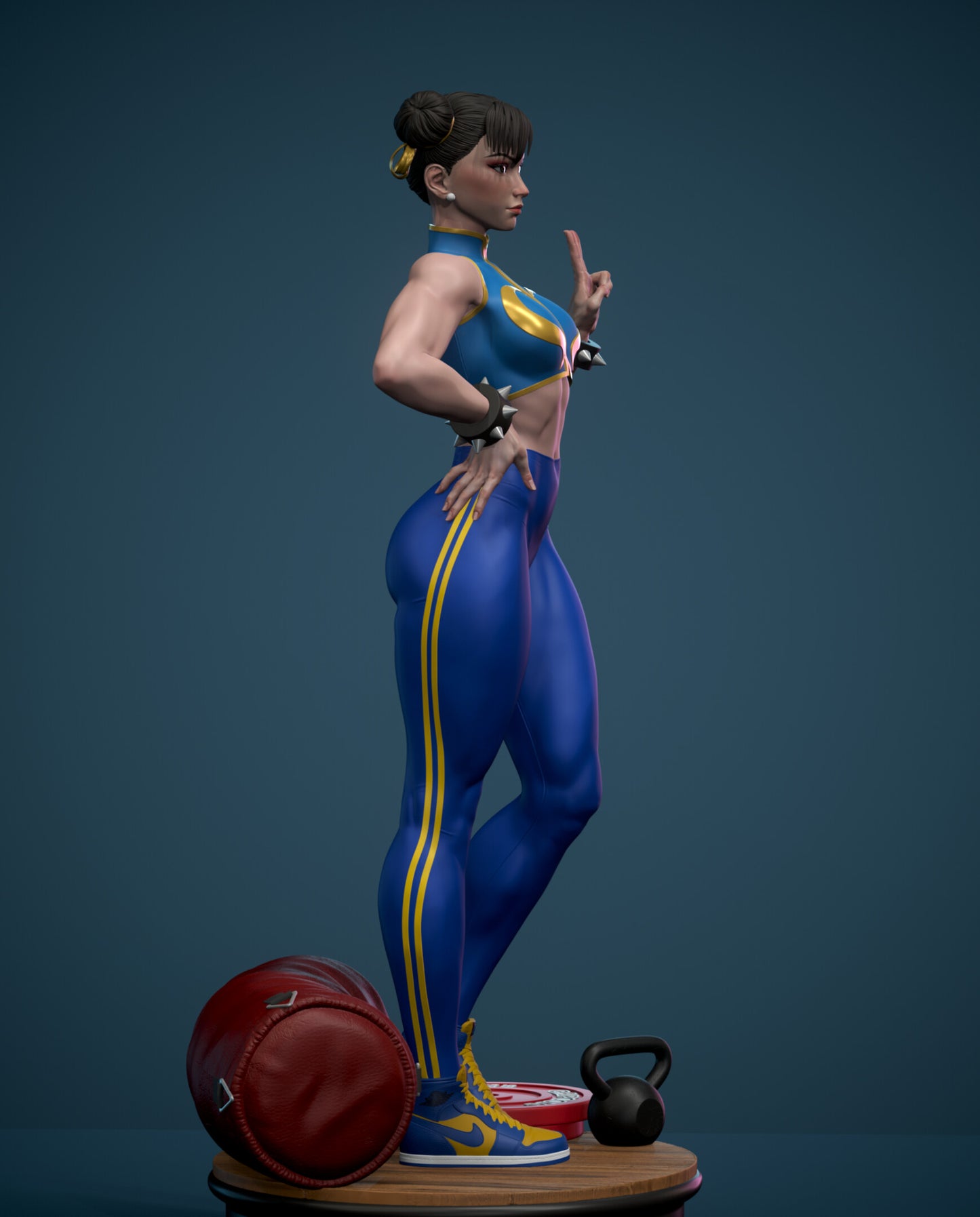 3173 Chun-Li - Street Fighter - STL 3D Print Files