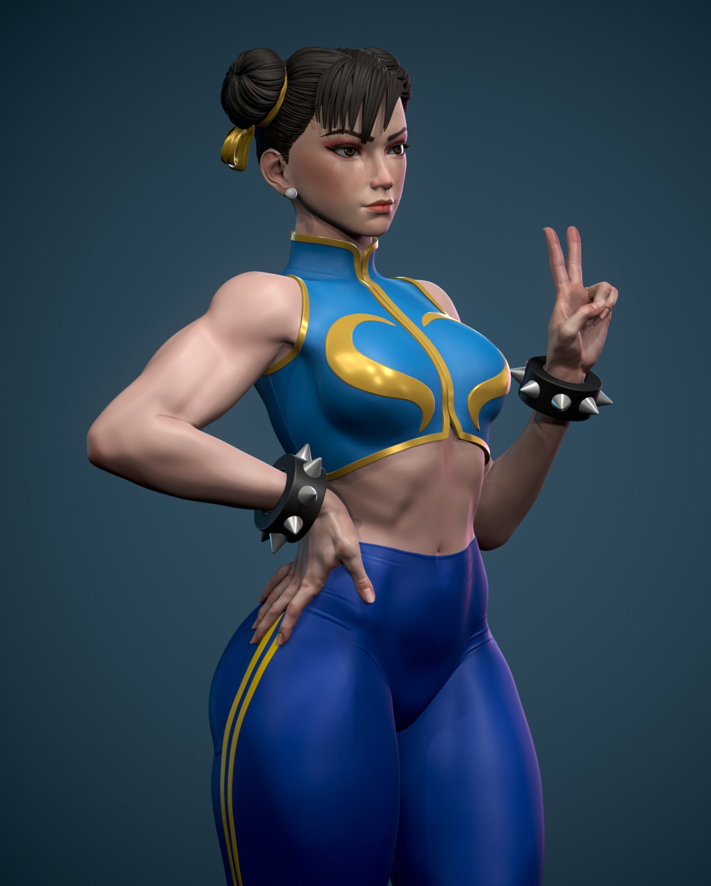 3173 Chun-Li - Street Fighter - STL 3D Print Files