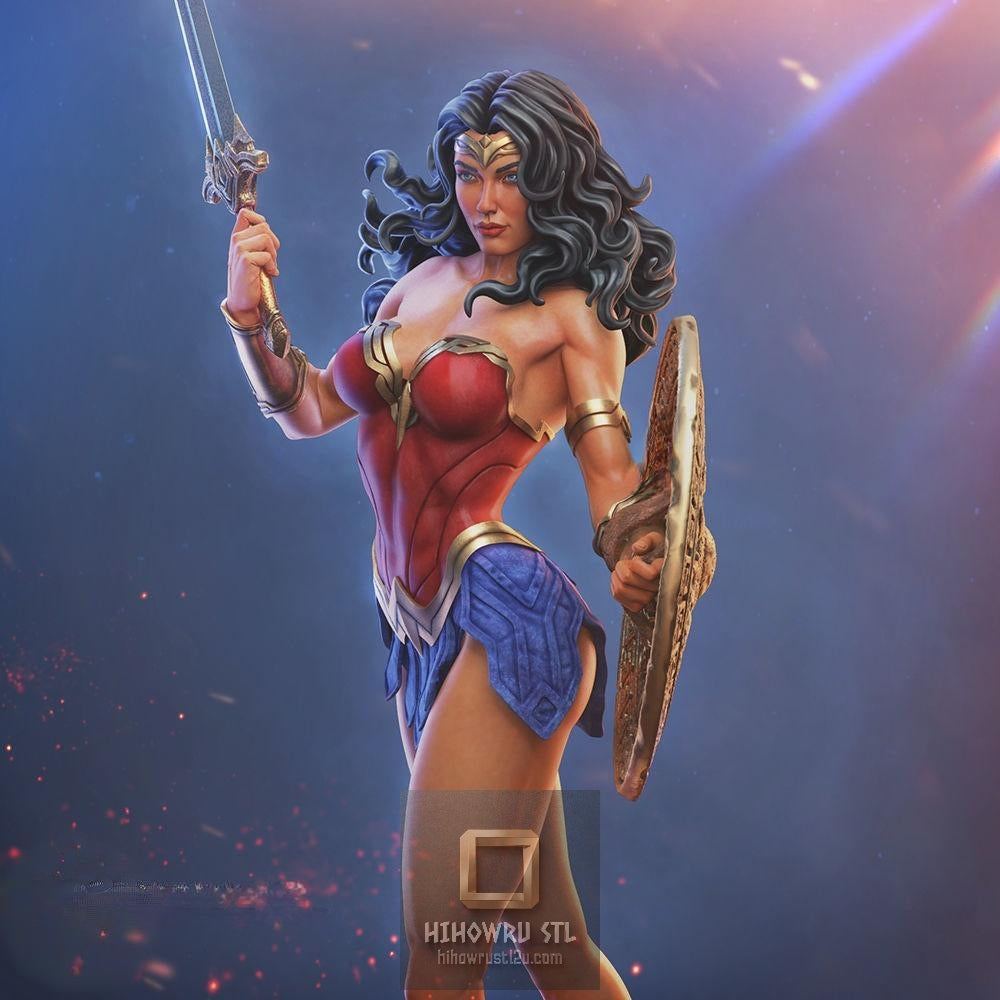 5616 Wonder Woman - DC COMICS - STL 3D Print Files