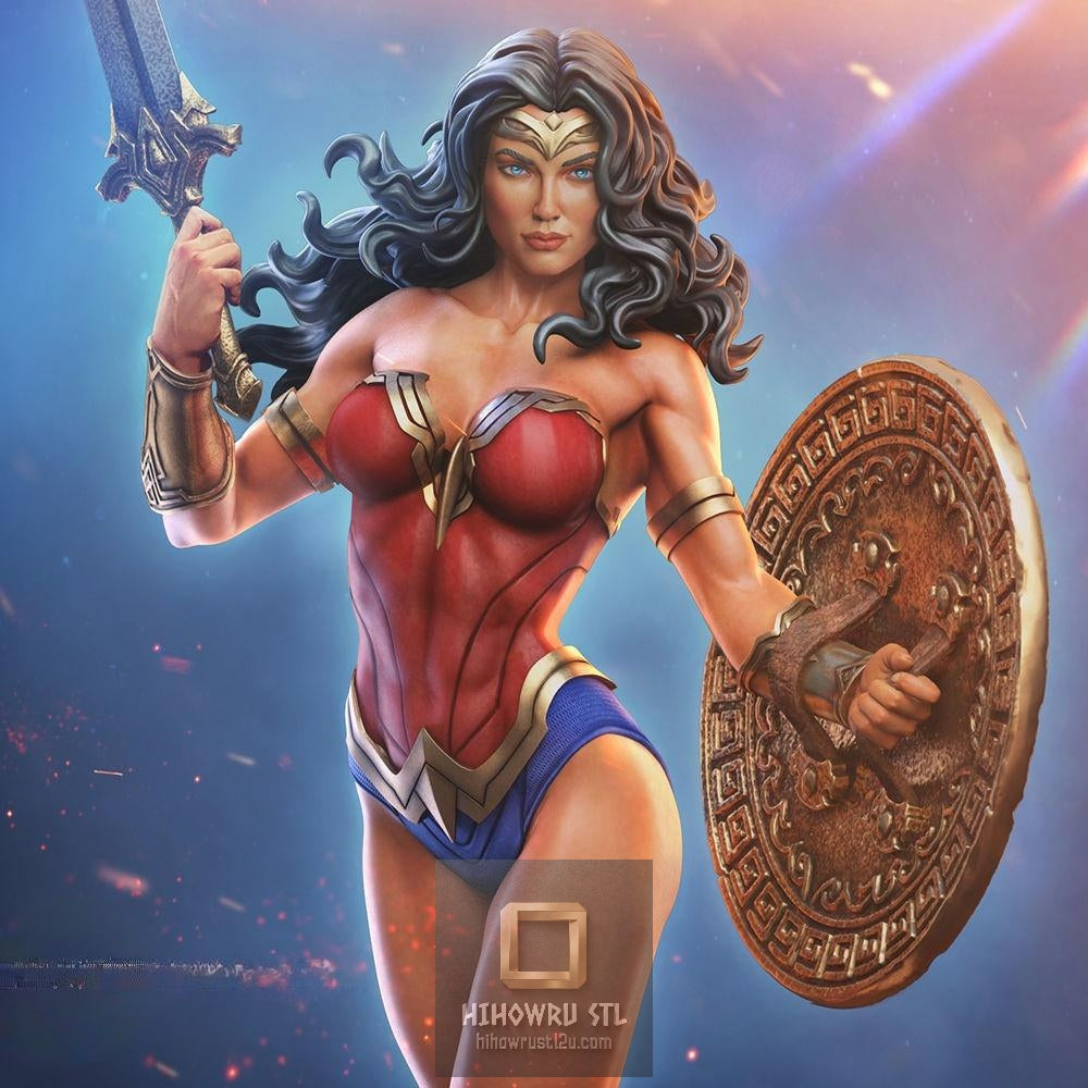 5616 Wonder Woman - DC COMICS - STL 3D Print Files