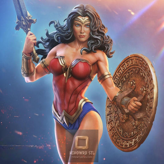 5616 Wonder Woman - DC COMICS - STL 3D Print Files