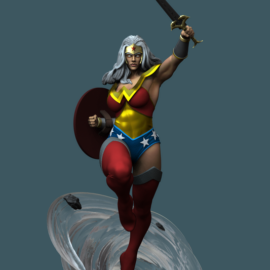 1367 Wonder Woman - Amazon Warriors - STL 3D Print Files