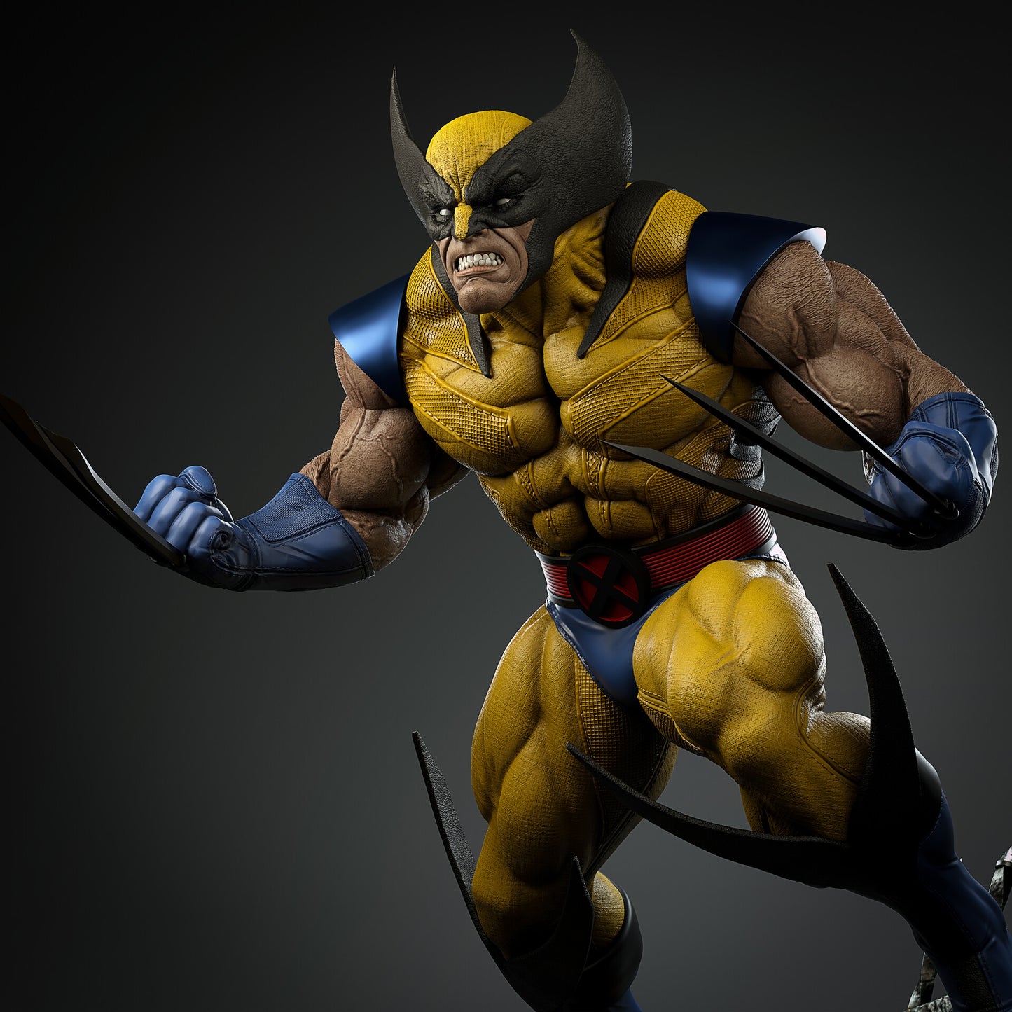 1726 Wolverine Comic - X-men - STL 3D Print Files