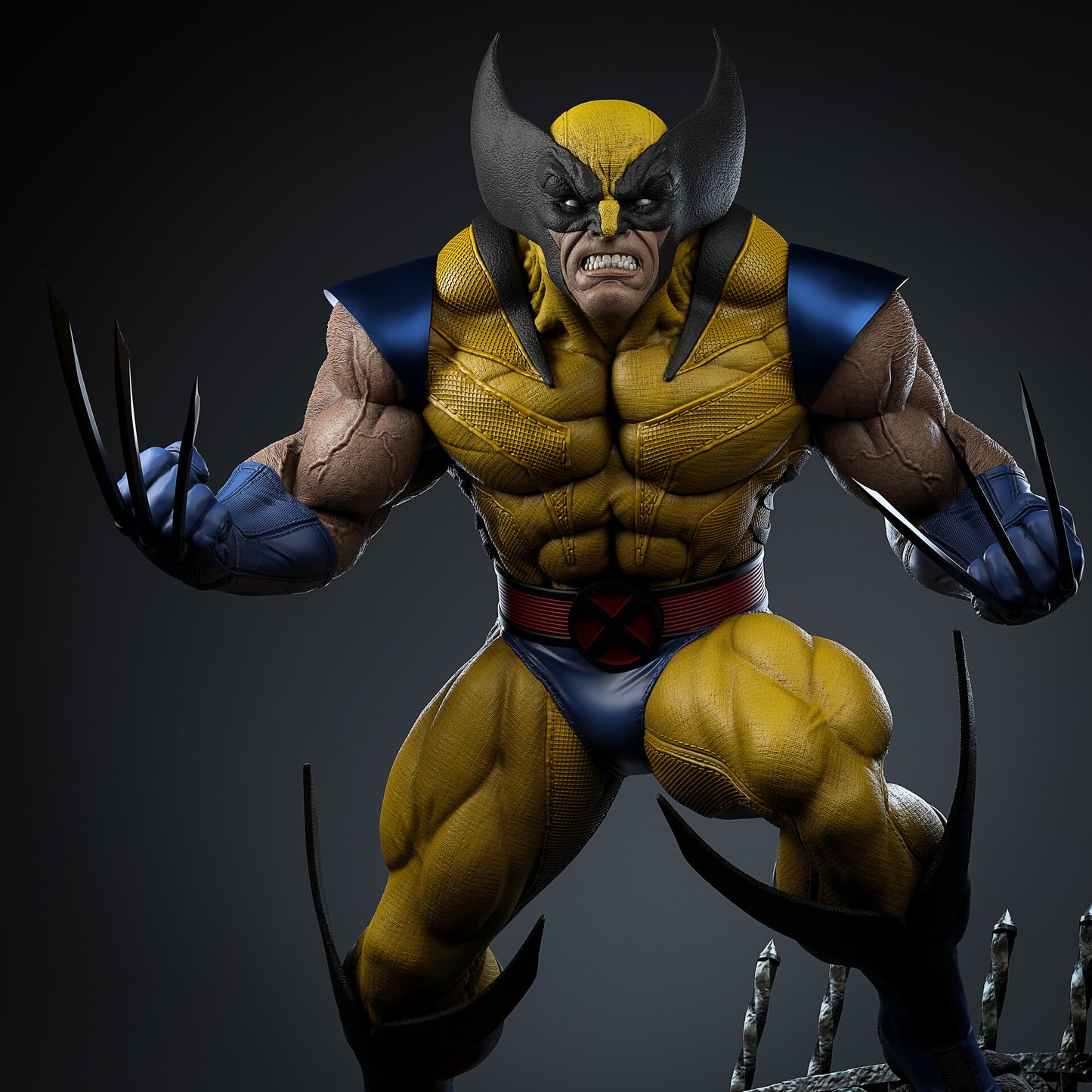 1726 Wolverine Comic - X-men - STL 3D Print Files