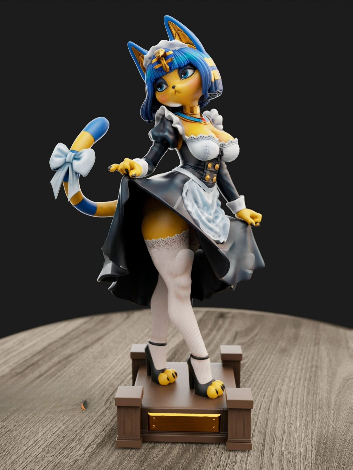 3821 Maid Ankha NSFW - STL 3D Print Files
