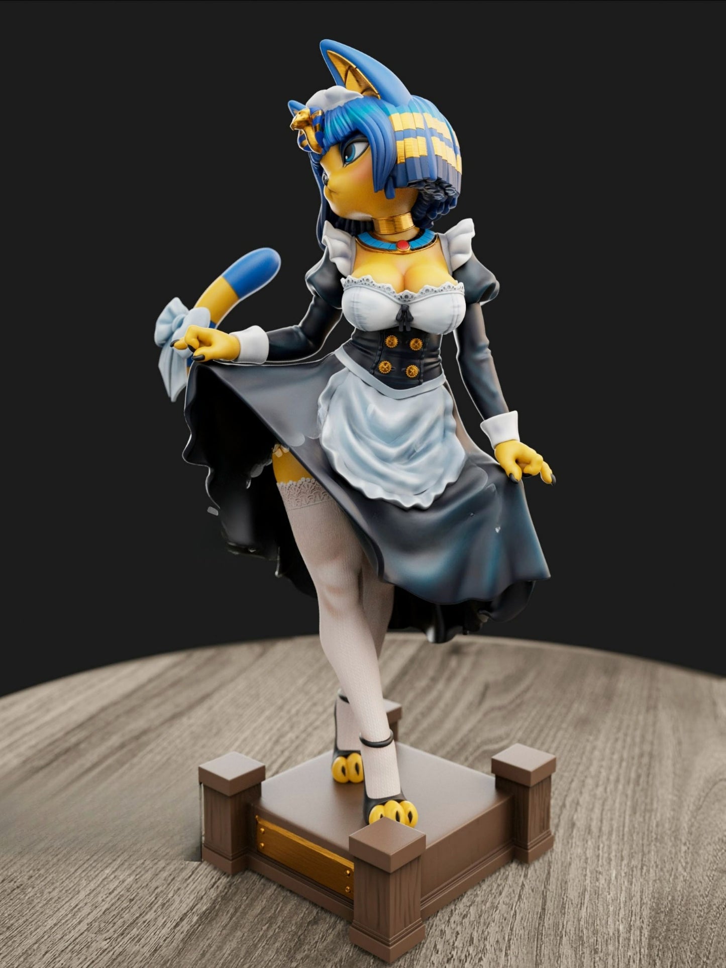 3821 Maid Ankha NSFW - STL 3D Print Files