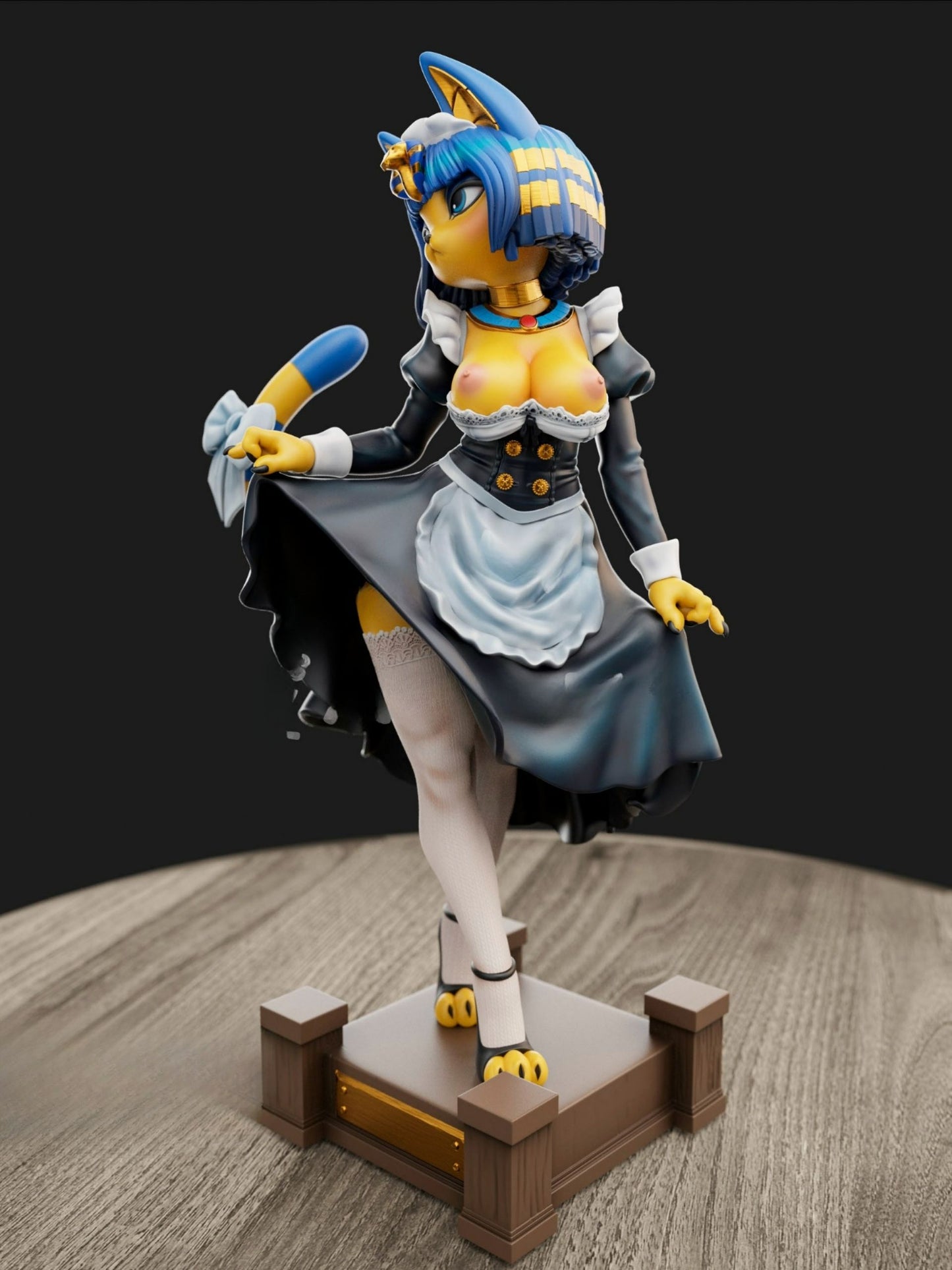 3821 Maid Ankha NSFW - STL 3D Print Files