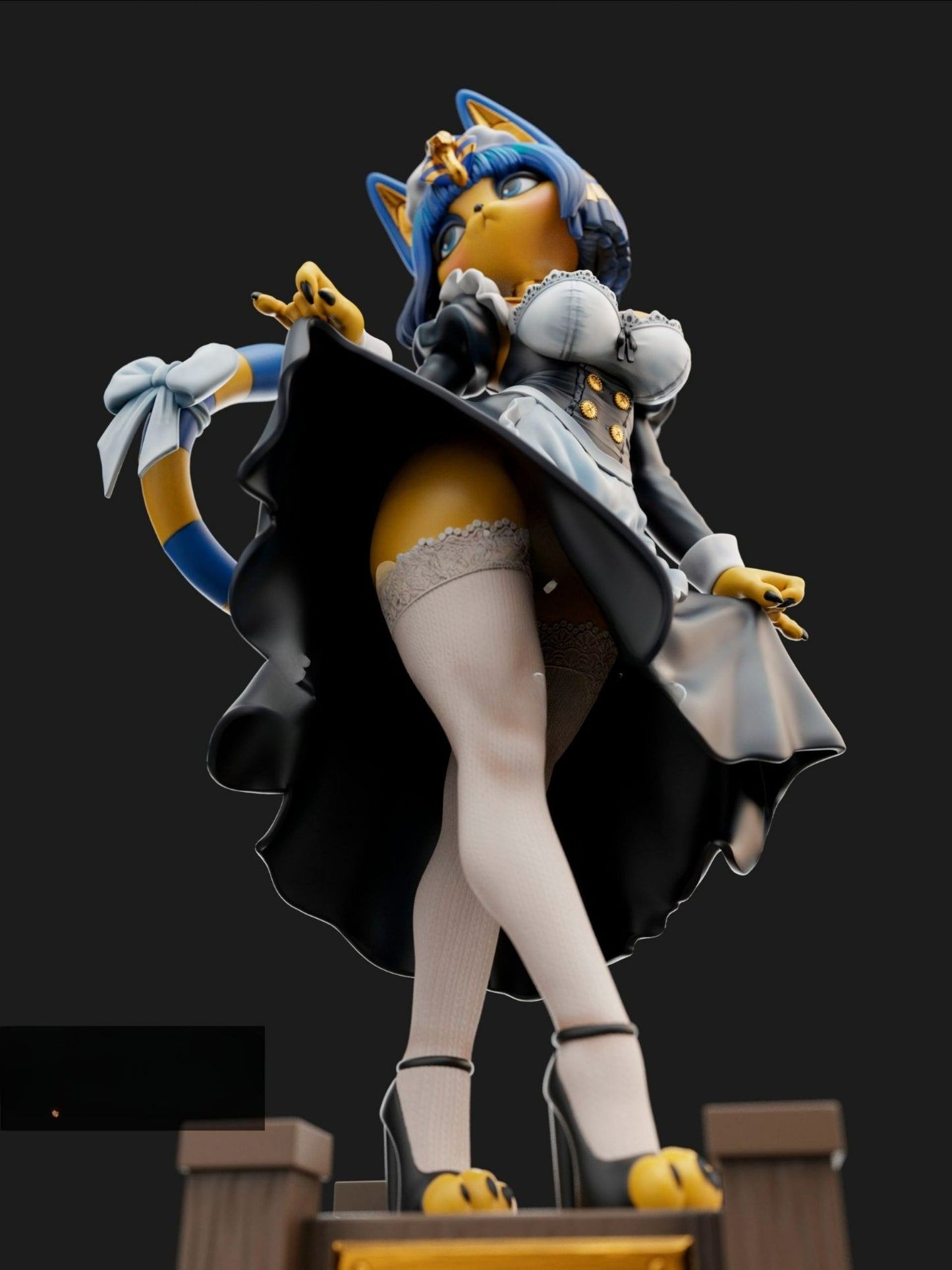 3821 Maid Ankha NSFW - STL 3D Print Files