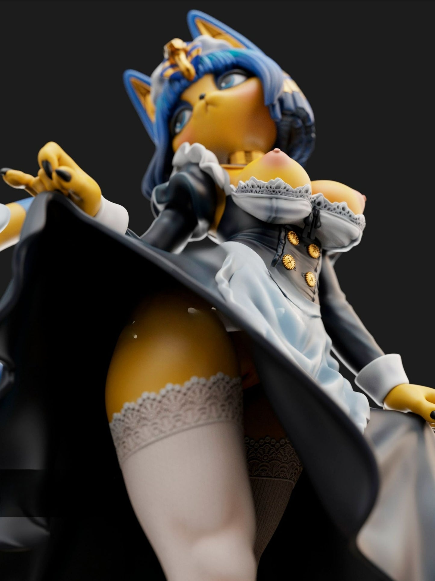 3821 Maid Ankha NSFW - STL 3D Print Files