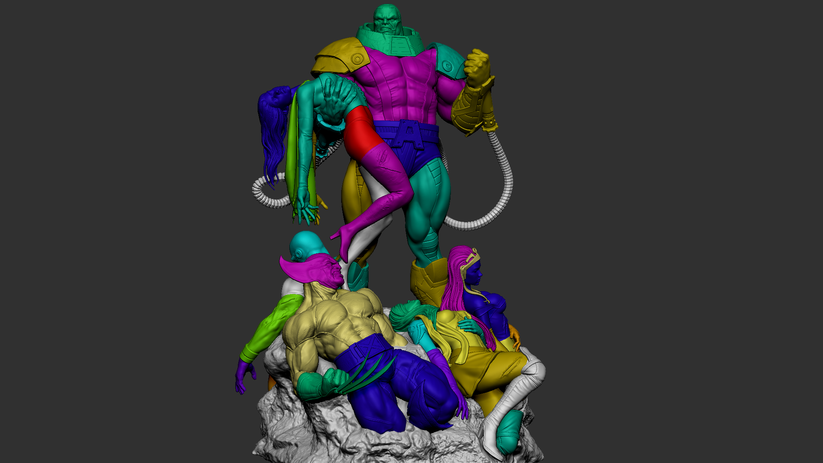 X-Men Apocalypse Diorama - STL 3D Print Files – My Stl