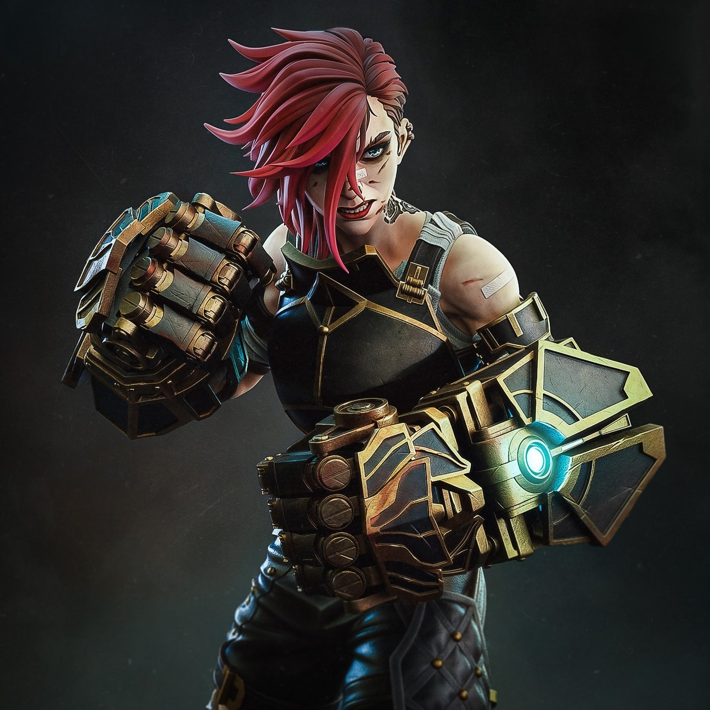 3495 Vi Arcane - League of Legends - STL - 3d Print Files