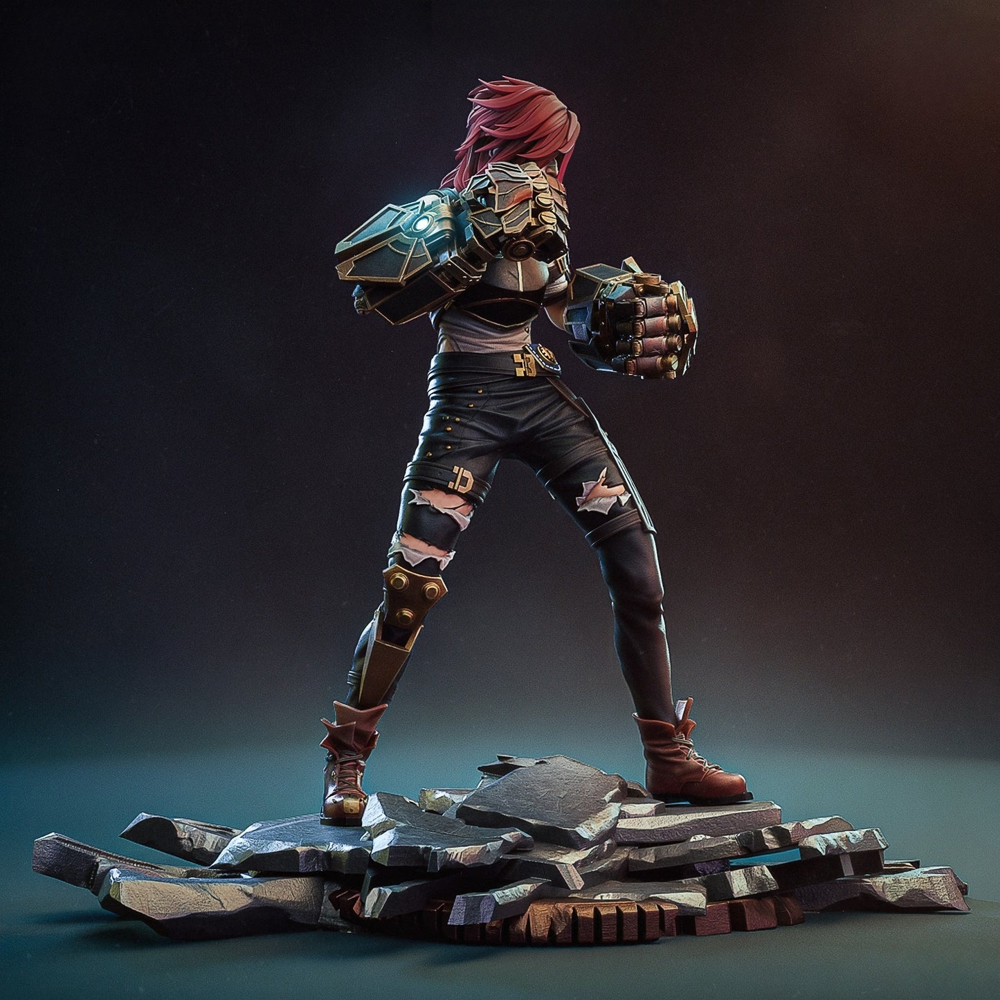 3495 Vi Arcane - League of Legends - STL - 3d Print Files