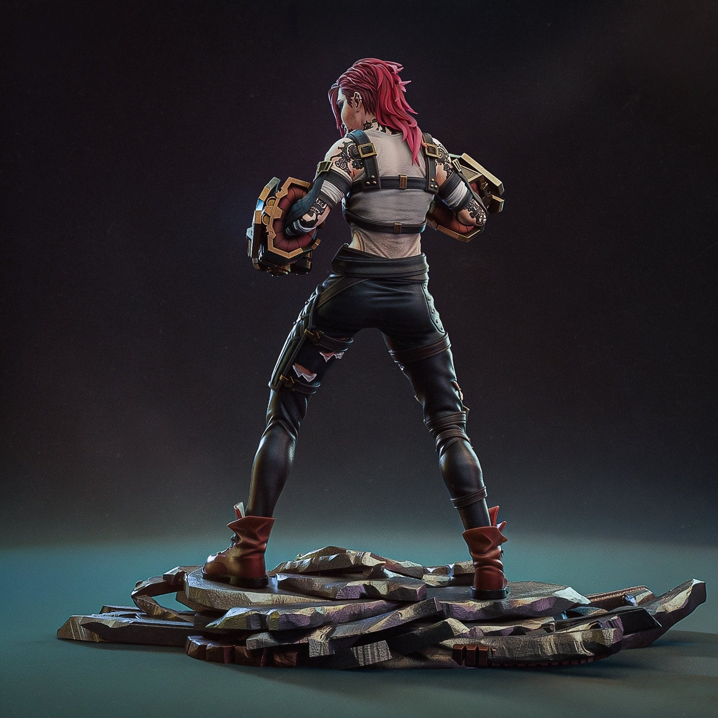 3495 Vi Arcane - League of Legends - STL - 3d Print Files