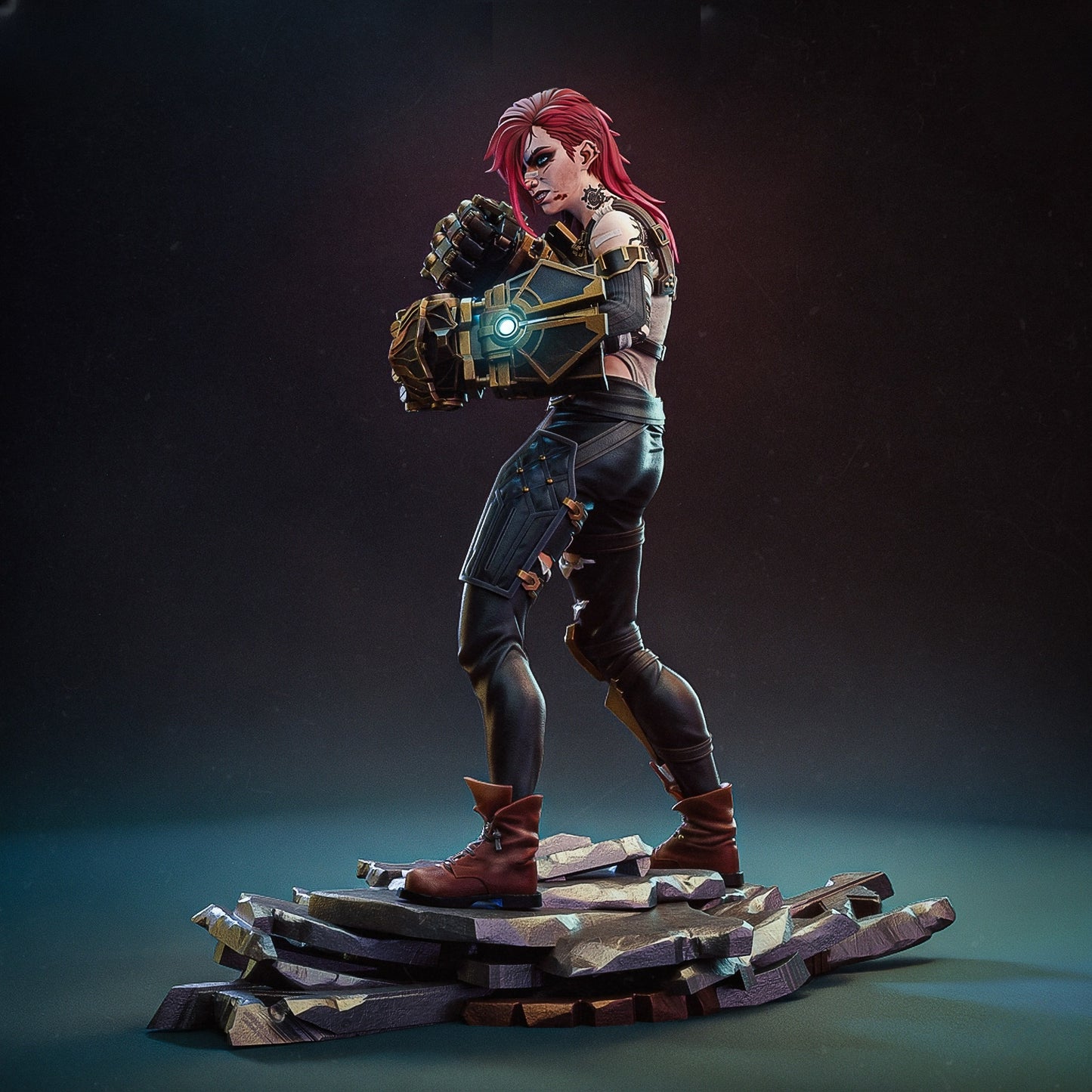 3495 Vi Arcane - League of Legends - STL - 3d Print Files